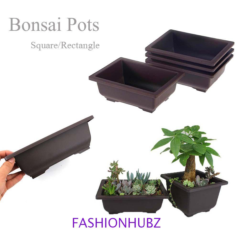 Fashionhubz กระถางบอนไซ Retro Succulents Square/Rectangle ชาวไร่ระเบียง