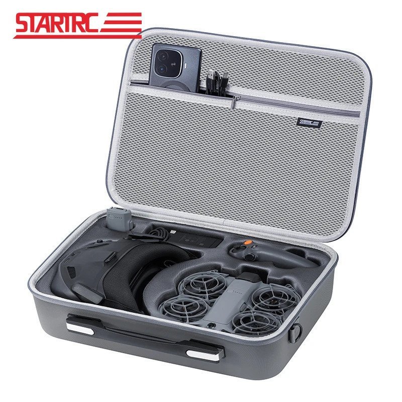 กระเป๋าเก็บแบบพกพาสําหรับ DJI Neo 2 Motion Fly More Combo กระเป๋าเดินทาง PU กระเป๋าสะพายถือ Drone อุปกรณ์เสริม