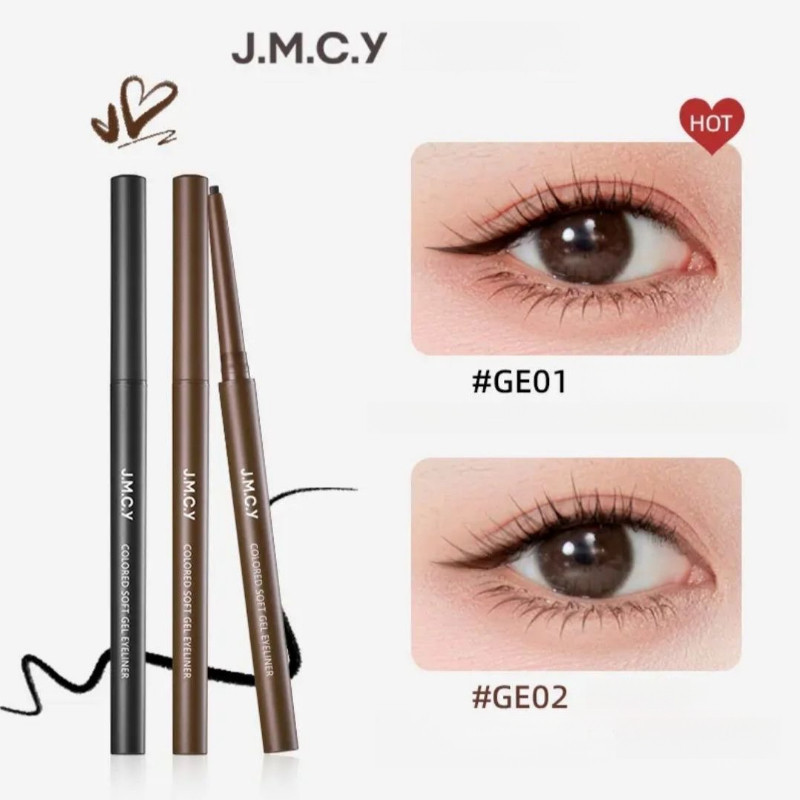 JMCY อายไลเนอร์กันรอย กันน้ำ และกันเหงื่อ เรียบเนียนและละเอียดอ่อน เหมาะสำหรับผู้เริ่มต้น