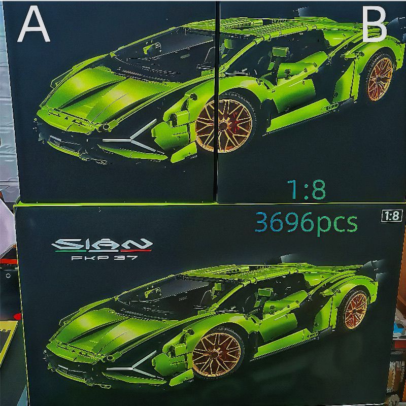 พร้อมสต็อกเข้ากันได้42115 ลัมโบร์กีนี รถสปอร์ตใหญ่ในประเทศการศึกษาประกอบอาคารบล็อกเด็ก