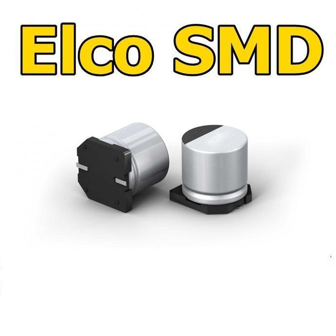10 ชิ้น ELCO SMD 220UF/6V SMD CAPACITOR -CE