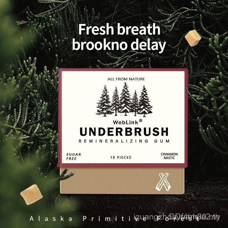 Gula-gula getah Remineralizing Underbrush, gula-gula getah PUDINA Organik