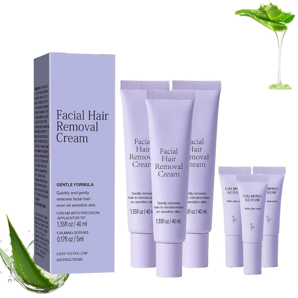 ครีมกําจัดขน Luuma, เครื่องกําจัดขนบนใบหน้า Luuma, ครีมกําจัดขนบนใบหน้าให้ความชุ่มชื้น, เครื่องกําจั