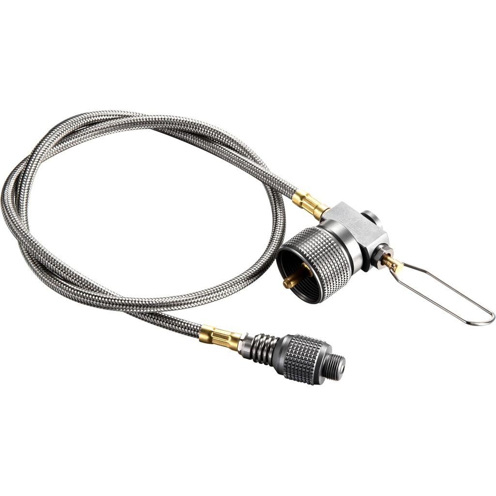 CAMPINGMOON โพรเพนไปยังบิวเทน Camping เตาอะแดปเตอร์ท่อวาล์วแปลง 16oz/1Lb ถังโพรเพนขนาดเล็กสําหรับ EN