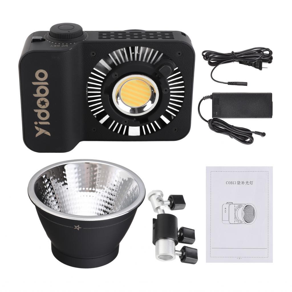 Radiph Mini Bi-Color Video 100W COB การถ่ายภาพ 2700K-7500K หรี่แสงได้ 10 FX Effe APP ควบคุมพร้อมตัวส