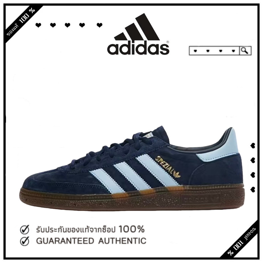 （ของแท้ 100 %） 🍒 adidas originals spezial BD7633 สีน้ำเงิน รองเท้าผ้าใบรองเท้าลำลอง
