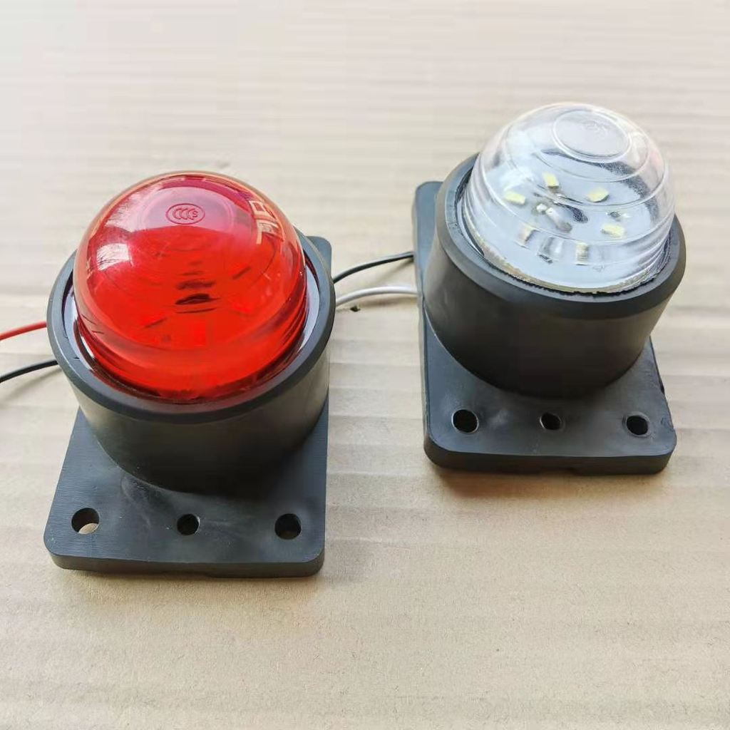 กระโปรงหลังรถ ไฟหลังคารถกันน้ําไฮไลท์นําตัวบ่งชี้แสงกว้าง12โวลต์24โวลต์ขนาดใหญ่รถบรรทุกตัวบ่งชี้แกลเ