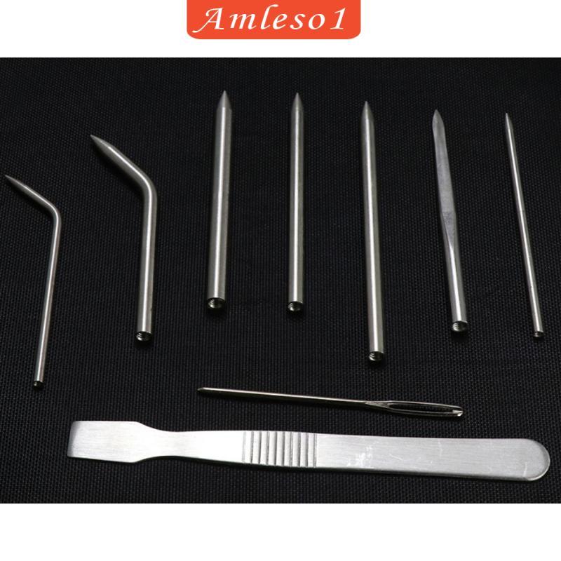 [Amleso1] Paracord Stitching Set Paracord Lacing For Bracelet Leather Weaving 3mm 5mm 6mm