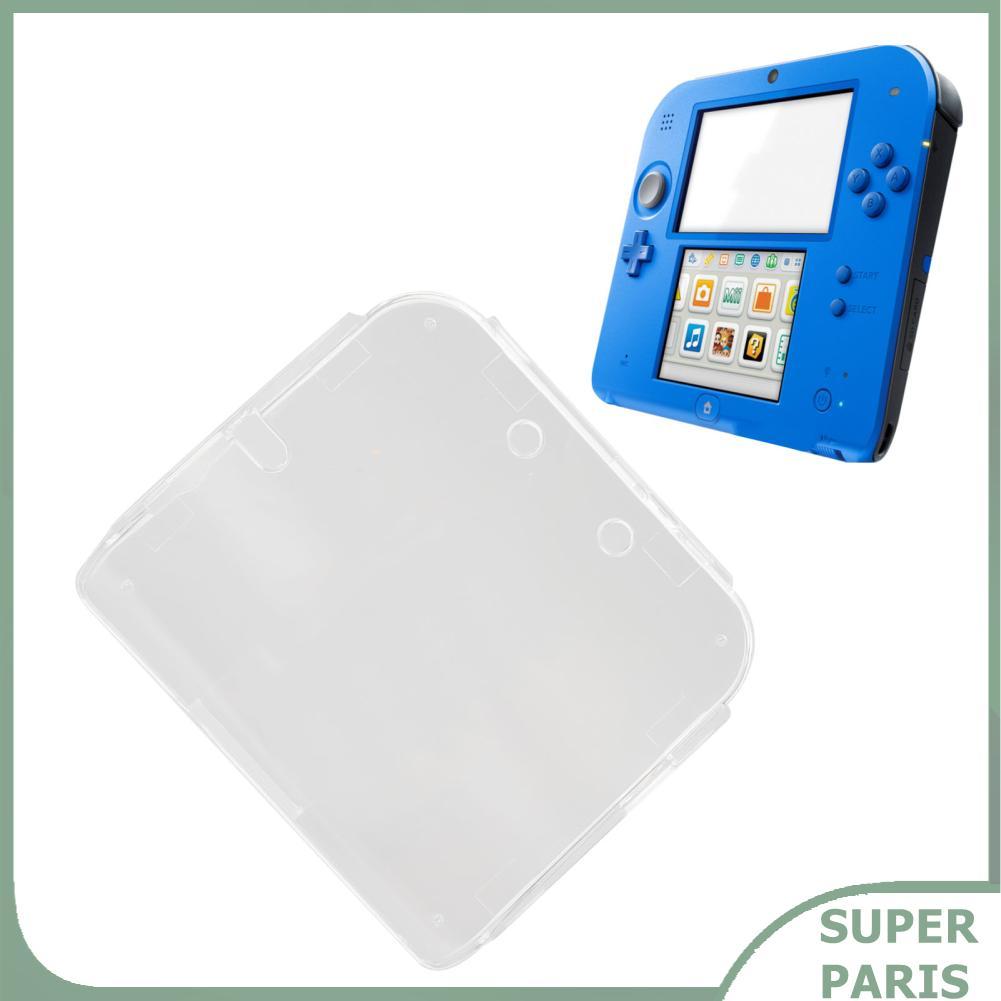 superparis Crystal Case สำหรับ 2DS แฟชั่นฝาครอบป้องกันโปร่งใส เวลาเล่นที่สนุกสนาน