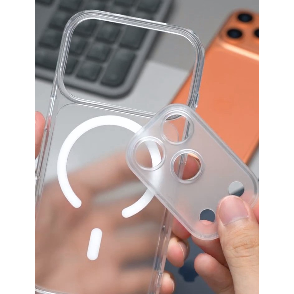 โมดูลเลนส์สามารถถอดประกอบเคสแข็งสําหรับเคส iphone 17 pro max