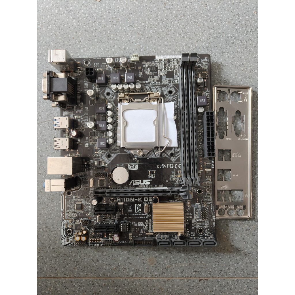ASUS/ASUS H110M-K DDR3 เมนบอร์ด LGA1151 เหมาะสําหรับรุ่น Intle6-7