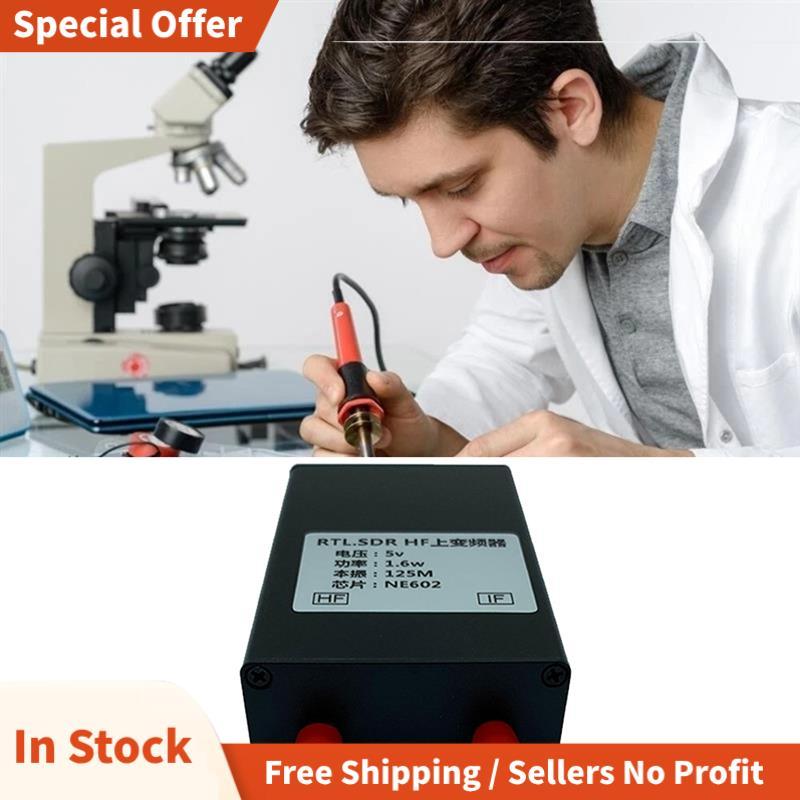 RTL-SDR HF NE602 125MHZ 1.6W Up Converter 150K-30MHZ สําหรับ RTL2383U RTL-SDR ตัวรับสัญญาณพร้อมสายเค