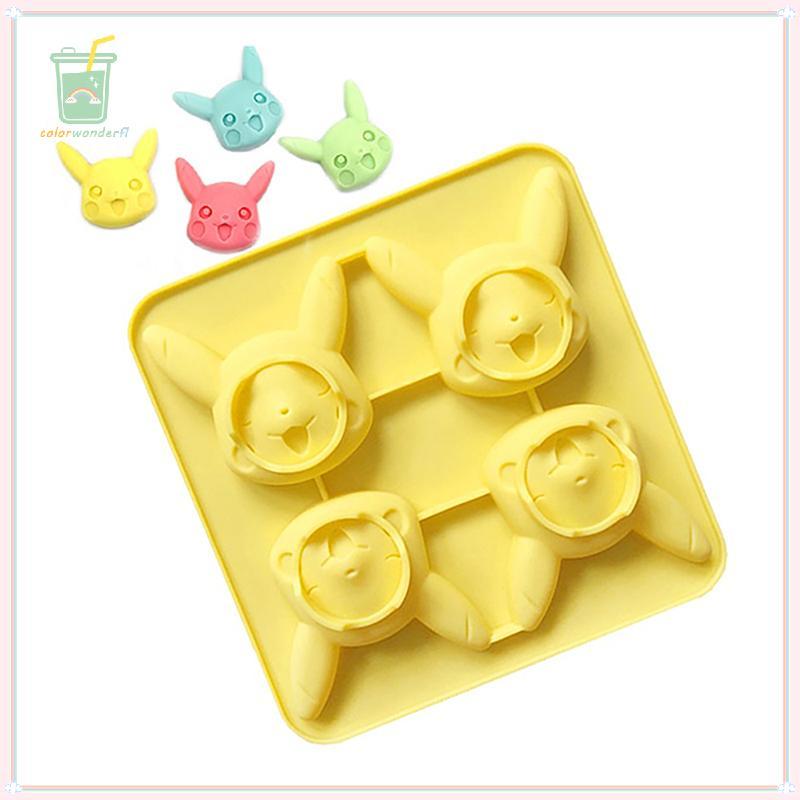[สี] การ์ตูนซิลิโคนแม่พิมพ์อบช็อคโกแลตสบู่ มูล สัตว์น่ารักเครื่องมือตกแต่งเค้กคัพเค้ก ที บน ครัวพรรคซัพพลายของขวัญ ไทย - รูปที่ 4