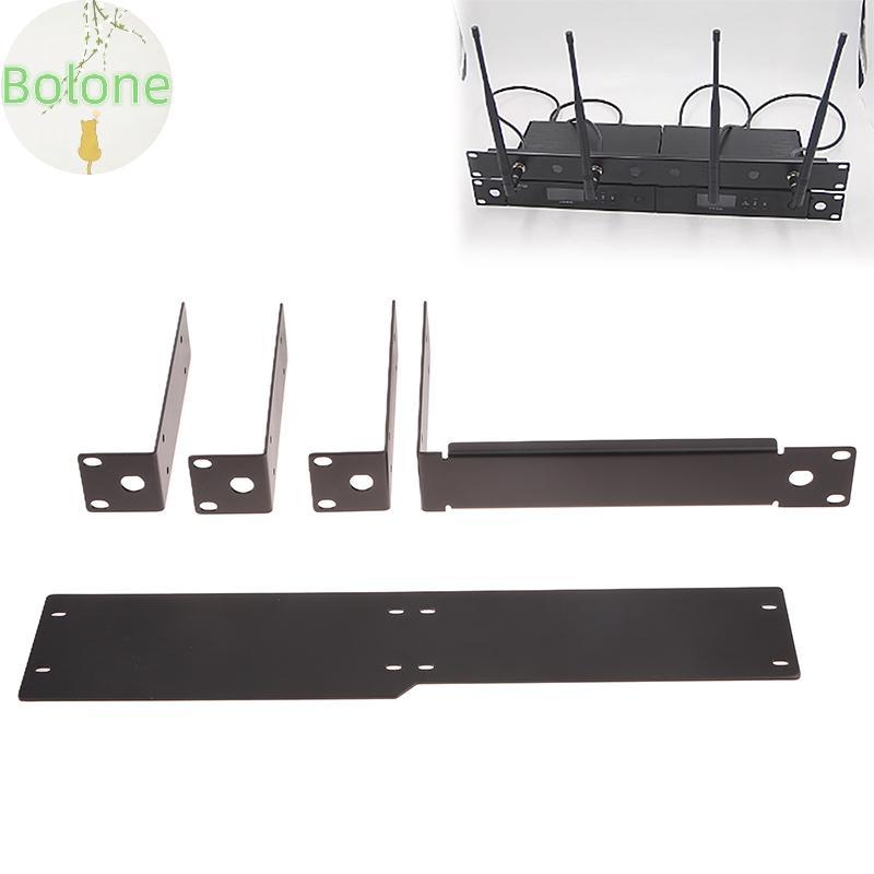 Bolone Rackmount Rack กรอบโลหะสําหรับระบบไมโครโฟนไร้สายตัวรับสัญญาณไร้สายสําหรับ QLXD4 ULXD ULXD4 SL