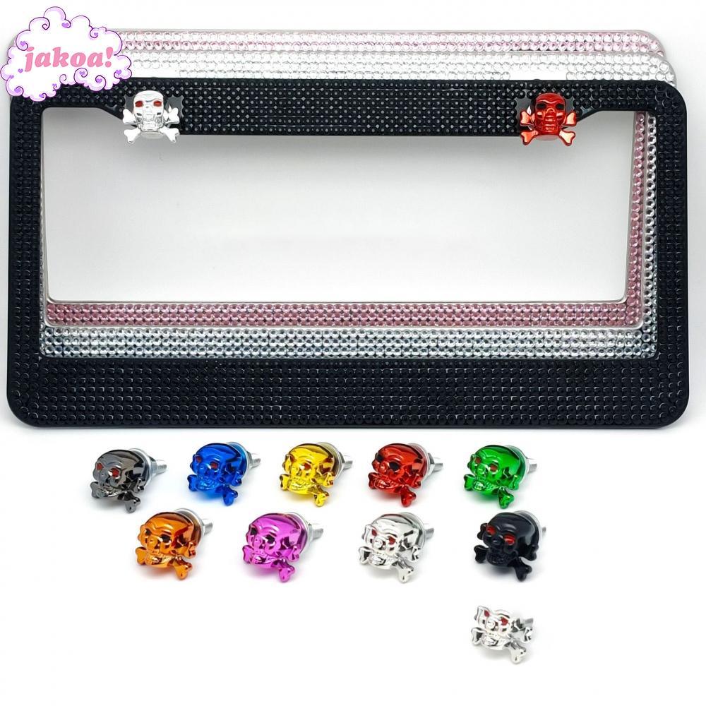 ❀On Sale❀Universal Bone Head License Plate Screws for For cars Motorcycles M6 Thread Size❀