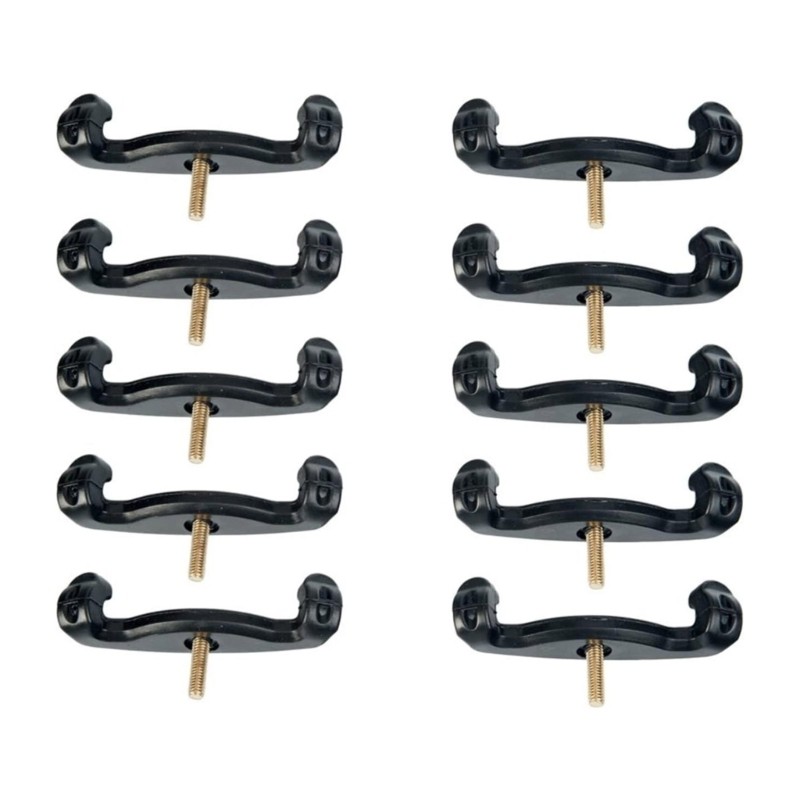Mon 10Pcs Silicone Violin Shoulder Rest Feet Legs For 3 4 4 4 Size NonSlip Long Feet