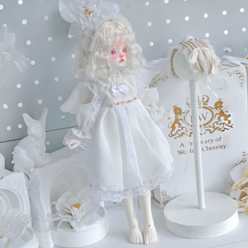 [เสื้อผ้าเดียวไม่รวมตุ๊กตา] BJD 1/6 Dolls All-Wear Angel Dress Wings