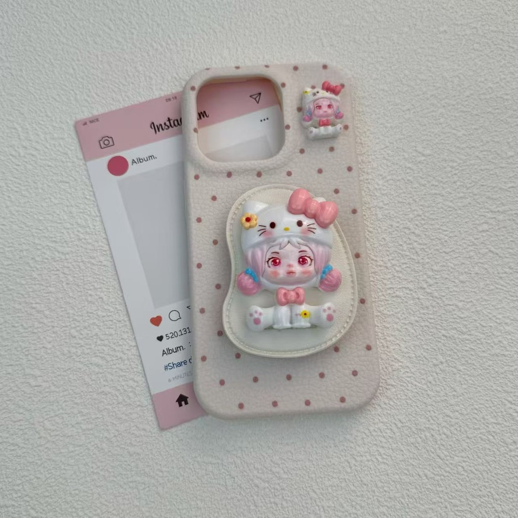 สาวการ์ตูนตุ๊กตาสําหรับiPhoneกรณี16Promax 16pro 16plus 15plus 15 15promax 14promax 13pro 13promax 12promax 12 12pro 11 11promax 7p xr 7 xsmax 14plus