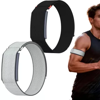 MACOLMPOLO สายรัดติดตามฟิตเนส, สายสปอร์ตไนลอนแบบปรับได้, แขนออกแบบห่วงระบายอากาศ/สายรัดข้อเท้าสําหรับ Amazfit Helio