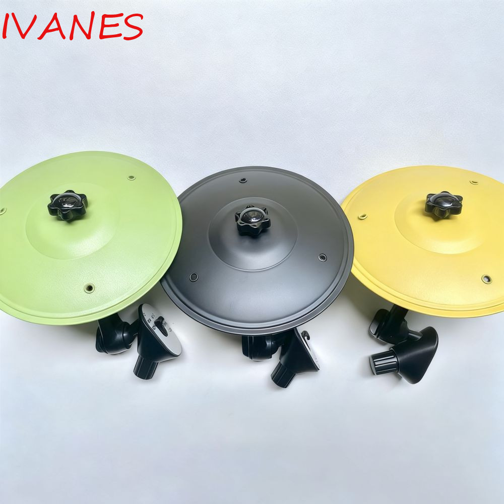IVANES Mini Drum Cymbals, Creative Design Rhythm Tapping Car Air Vent Drum, Repair Parts Colliding C
