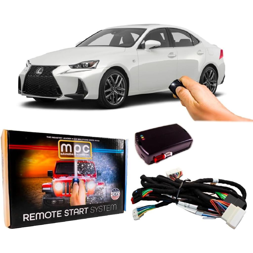 MPC Complete Plug-n-Play Factory Remote Activated Remote Start Kit สําหรับ 2014-2018 Lexus IS350 - w