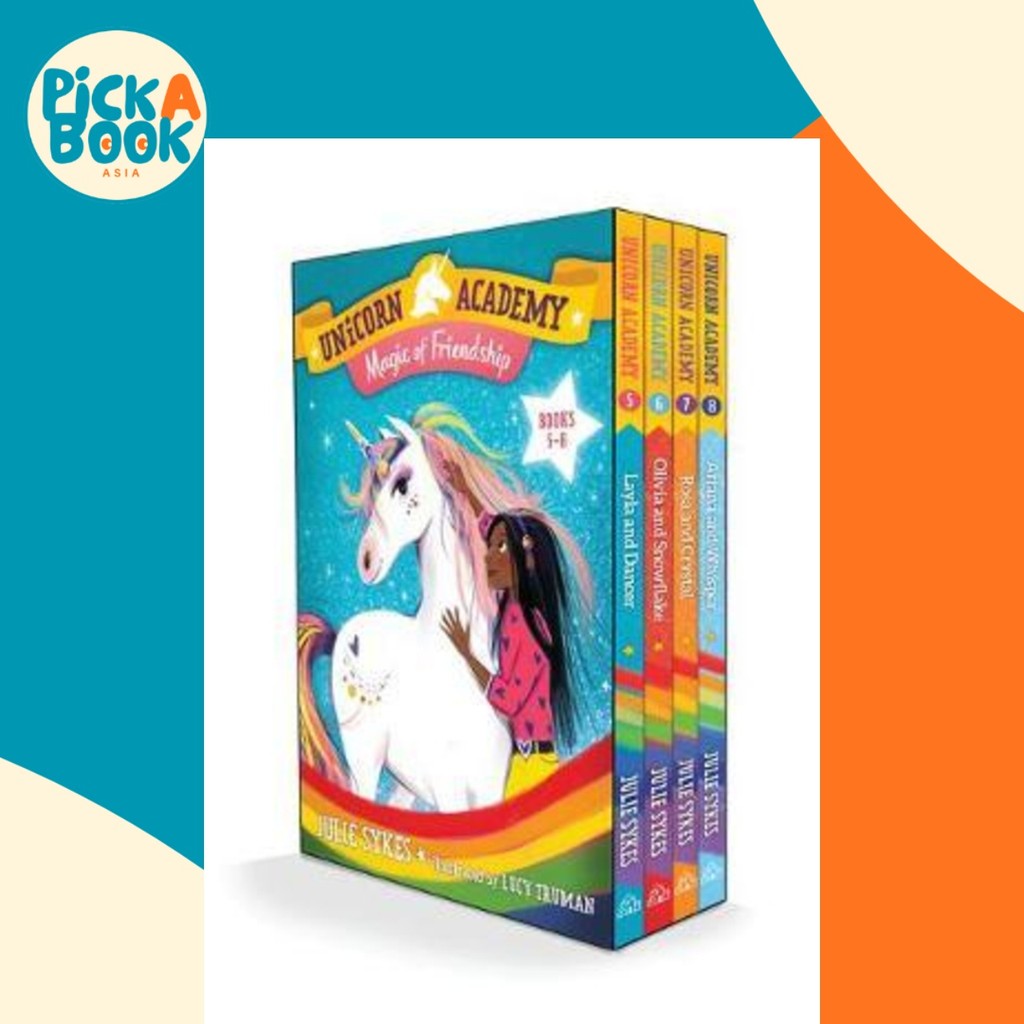 Unicorn Academy: Magic of Friendship Box Set (หนังสือ 5-8) โดย Julie Sykes (ฉบับสหรัฐอเมริกาปกอ่อน)
