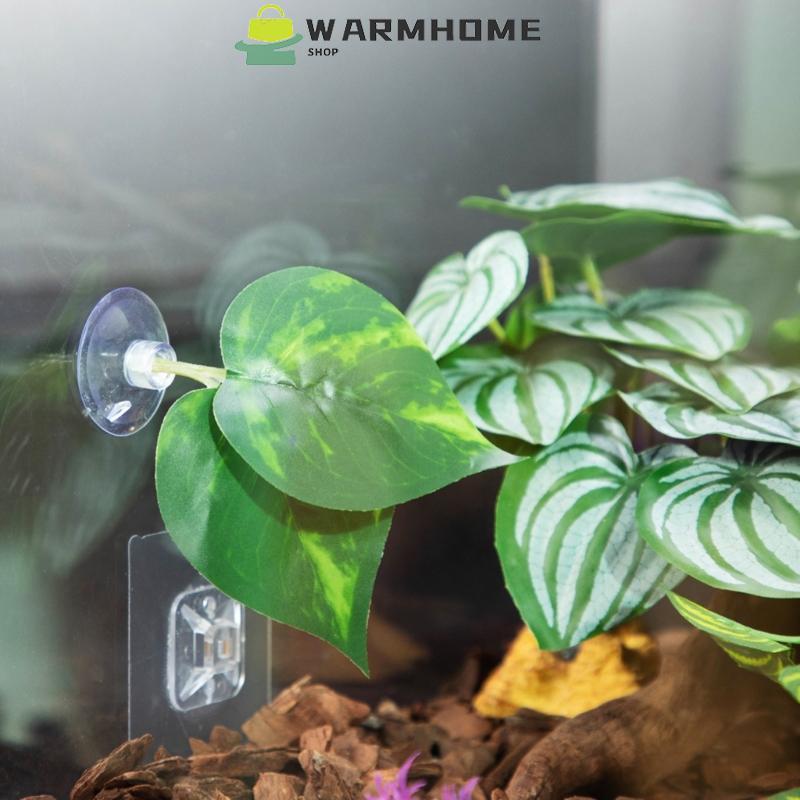 เตียงใบปลากัดอบอุ่นจําลองเปลญวนใบปลากัดตู้ปลาตกแต่งที่อยู่อาศัย