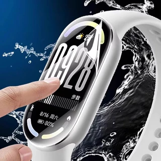 ฟิล์มป้องกันหน้าจออุปกรณ์เสริม กระจกนิรภัย 3D / Hydrogel TPU นุ่มภาพยนตร์ for Xiaomi Mi Band 8 NFC for MiBand 10 9
