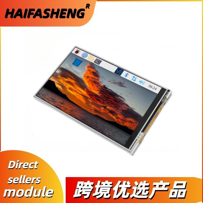 Raspberry Pi รุ่นที่ 4 B ประเภท 13 ซม.จอแสดงผล Raspberry Pi 3B+/ 4B 13 ซม.SPI หน้าจอสัมผัสความต้านทา