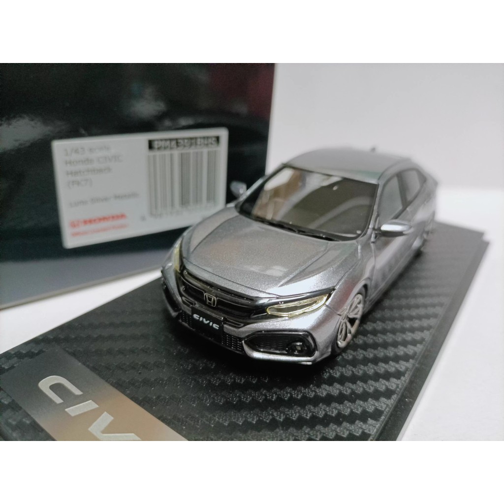 MARK43 1 43 Honda Civic Car Model Civic FK7 Hatchback Metallic Silver