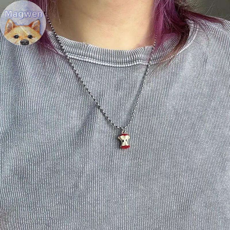 สร้อยคอCornell Fruit Jig Silver รูปไข่ สำหรับทั้งผู้ชายและผู้หญิง สไตล์เรโทร