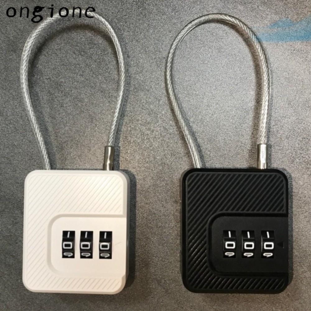 กุญแจรีเซ็ต ONGIONE, กุญแจรวมกุญแจรักษาความปลอดภัย, ที่มีประโยชน์ 3 หลักรหัสล็อค Locker Room Gym Loc