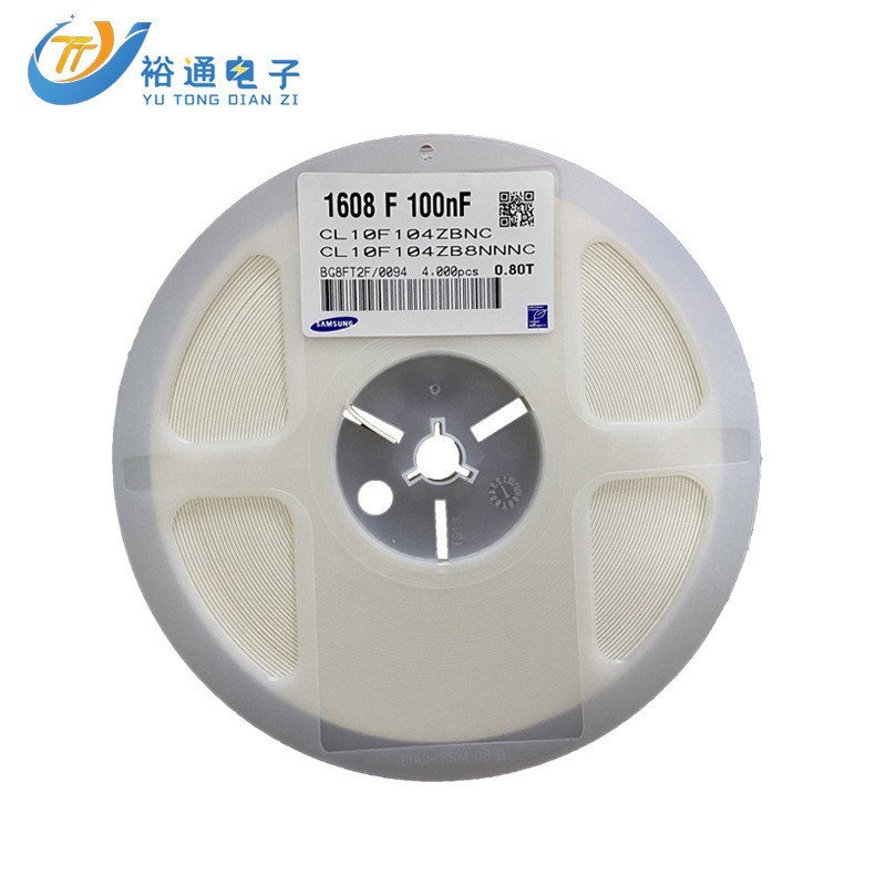 Samsung Patch Capacitor 0603 104Z 100NF 0.1 UF 50V Y5VCL10F104ZB8NNC เซรามิค
