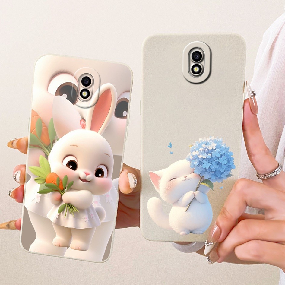 SAMSUNG สําหรับSamsung Galaxy J3 2017 J330FปลอกJ3 Proกรณีใหม่น่ารักกระต่ายแมวซิลิโคนนุ่มสําหรับSamsu