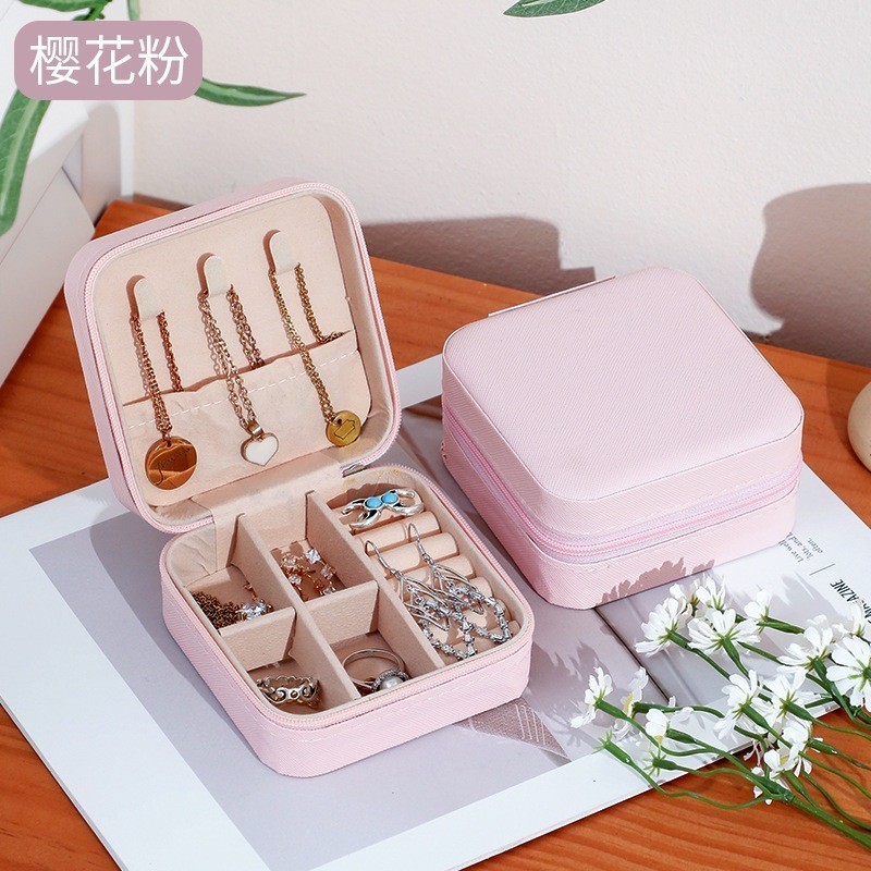 GBV กล่องเครื่องประดับแบบพกพาต่างหูสร้อยคอสร้อยข้อมือกล่องเก็บ/กล่องกรณีต่างหูแหวนสร้อยคออุปกรณ์เสริ
