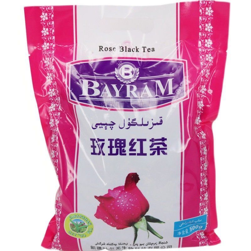 Yeerqiang Bailan Rose Black Tea 500g BAYRAM Hotel Black Tea Bagged Tea ZARAPSHAN11.21.5