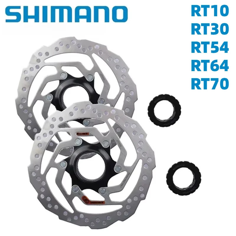 Shimano GRX RT54 Center Lock Disc Brake Rotor สำหรับจักรยาน Mountain Bike ขนาด 140 - 203 มม.
