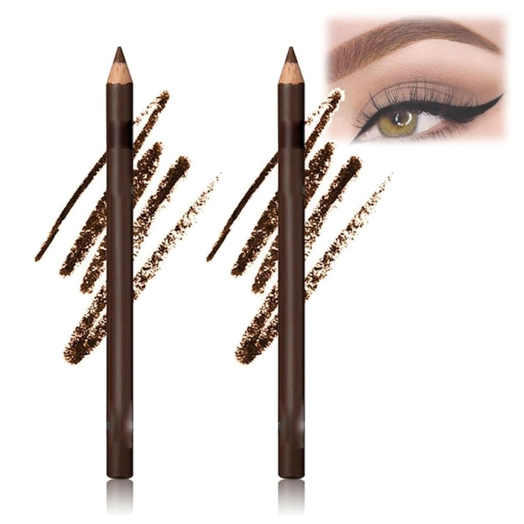 Systemous 24 Hr Waterproof Eyeliner Duo Sharpenable Eye Penci, 24 Hr Waterproof Eyeliner, No Smudgin
