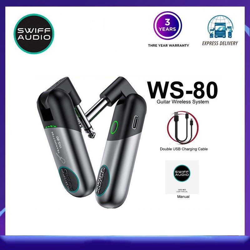 WS80 Rechargeable UHF Digital Guitar System WS80
