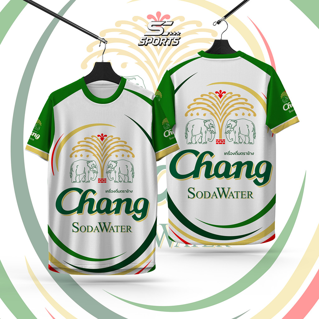 SC Sports เสื้อกีฬาพิมพ์ลาย โซดาช้าง งานจริงสวยสีสดคมชัด หนา145g นุ่มลื่นใสสบาย