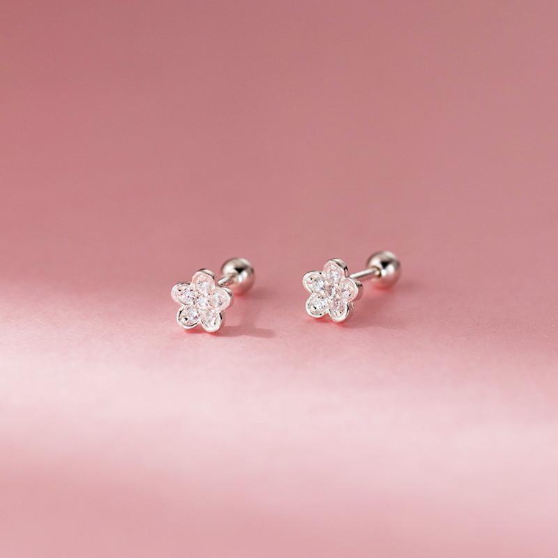 Mayflower Earrings ต่างหูเงินแท้ S925 [MERCELO]