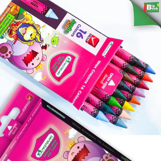 มาสเตอร์อาร์ต Master Art Wax Crayons สีเทียนขนาด JumBo Size 8สี 16สี จำนวน 1 กล่อง