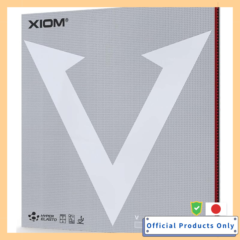 XIOM Vega Pro Table Tennis Rubber Soft Black 1.8