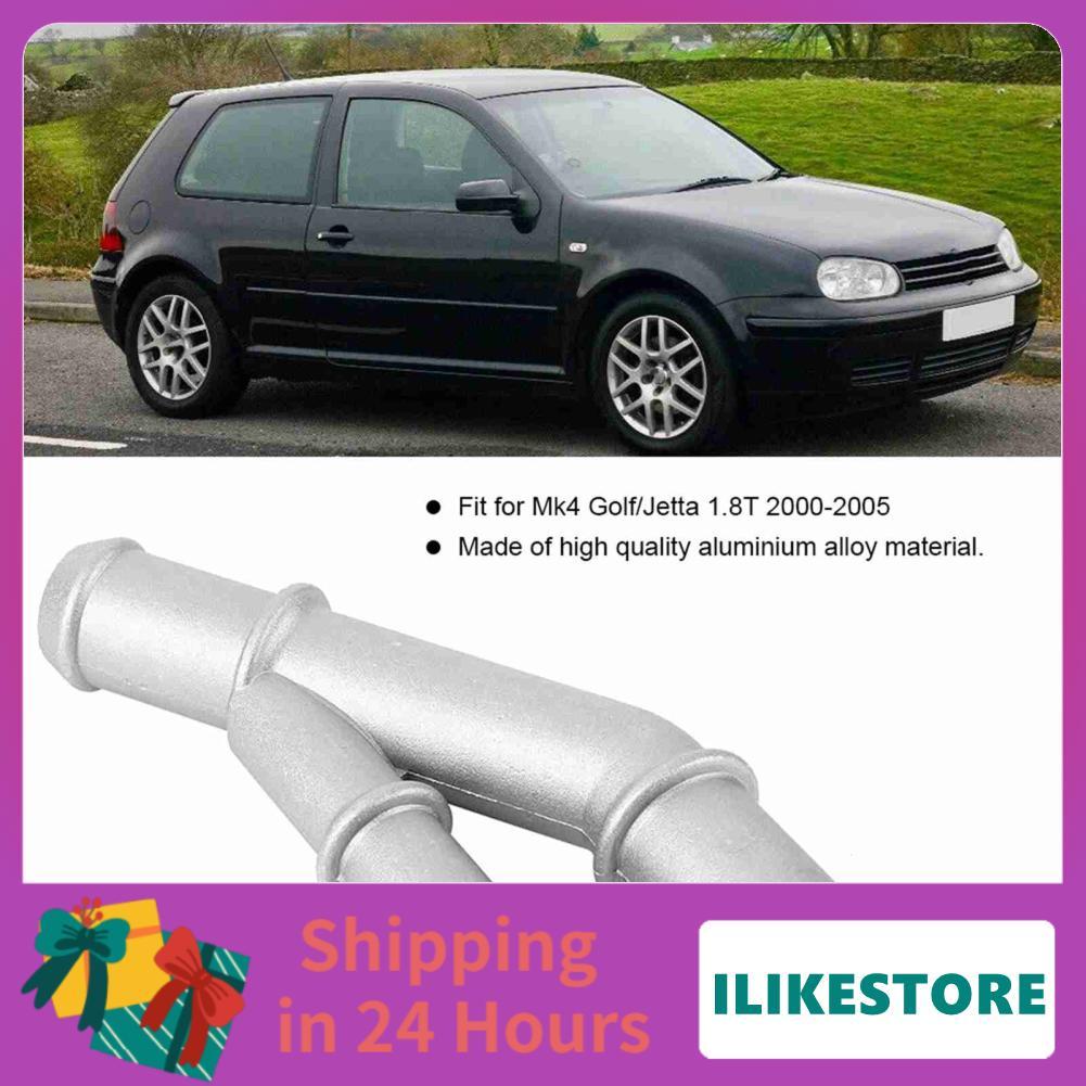 Ilikestore Thermostat ฝาครอบ Coolant Y หน้าแปลนอลูมิเนียมท่ออะแดปเตอร์ 1J0121087E ท่อเครื่องยนต์ชุด 