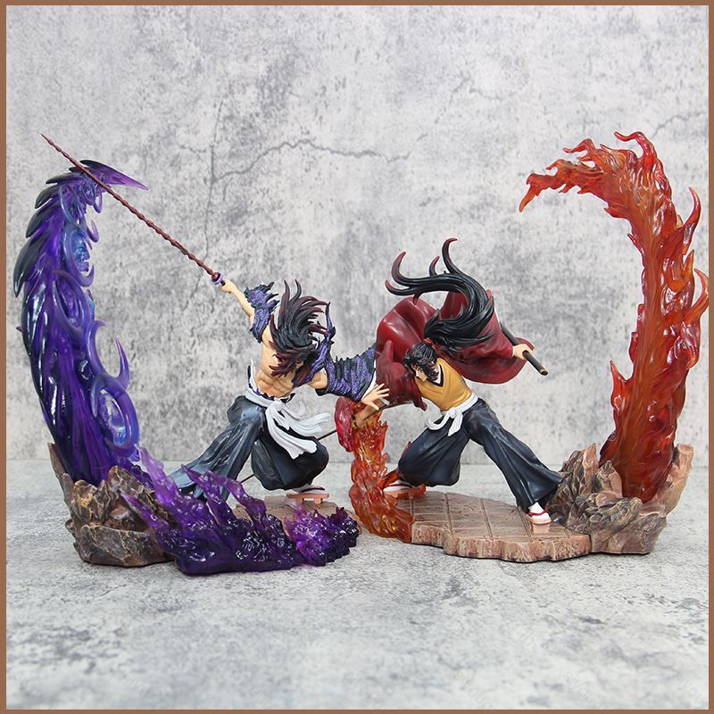 SY Demon Slayer Action Figure Kokushibo Tsugikuni Yoriichi Guild wars luminous ตุ๊กตาของเล่นเครื่องป