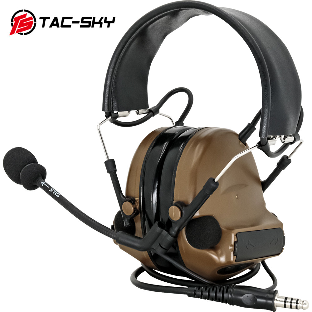 TACTICAL-SKY รุ่นส่งออก ชิปรุ่นที่ 4 Comtac-II/C2 รถกระบะเสียงอิเล็กทรอนิกส์ Cancelling TACTICAL ชุด