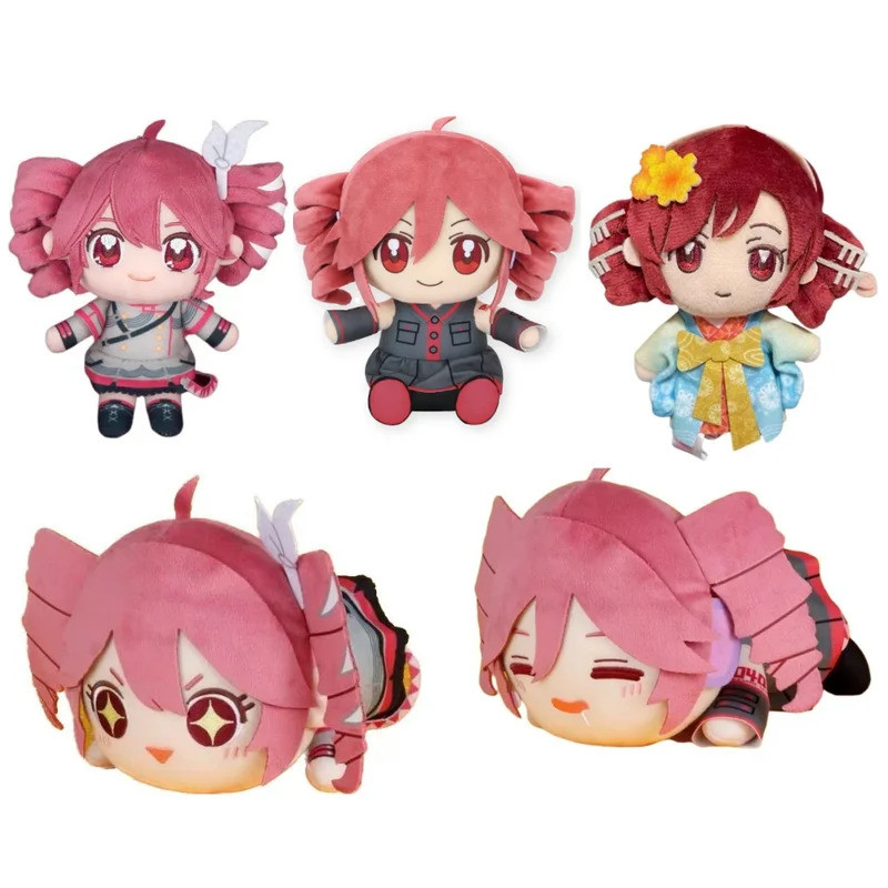 Kasane Teto Plush Dolls Cute Vtuber Dress-up Plush Puppets Toys for Children Adults Collectible Gift