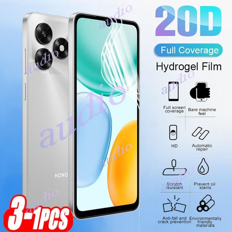 HONOR X5c 4G 3 ชิ้น 20D Full Coverage Hydrogel ฟิล์มสําหรับ Honor X5c HonorX5c HONORX5c 4G 2025 ป้อง