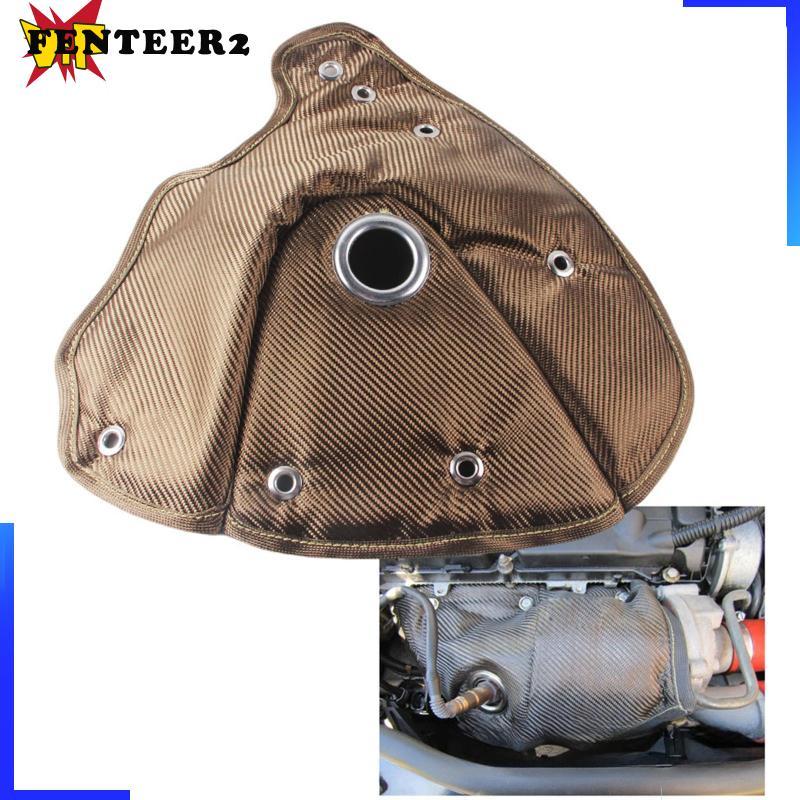 [Fenteer2] Turbo ผ้าห่ม Heat Shield Beanie Titanium Beanie Cover รถ Turbo Heat Shield Wrap สําหรับ C