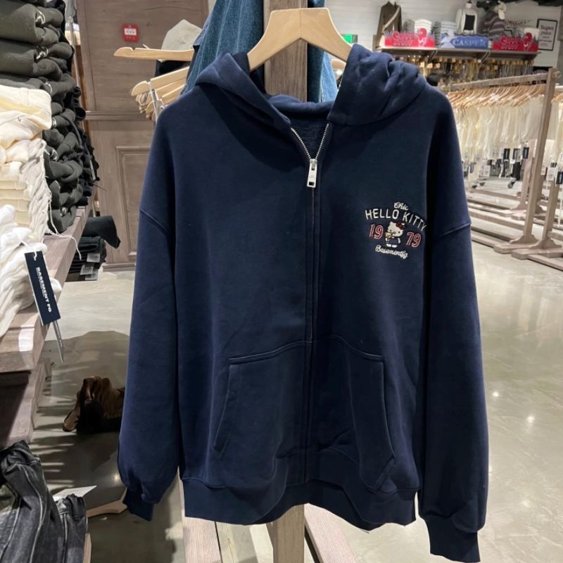 คาร์ดิแกนแจ็คเก็ตคิตตี้สำหรับฤดูหนาว ทำจากผ้าฝ้าย สไตล์อินเทรนด์ สำหรับทั้งชายและหญิง - รูปที่ 4